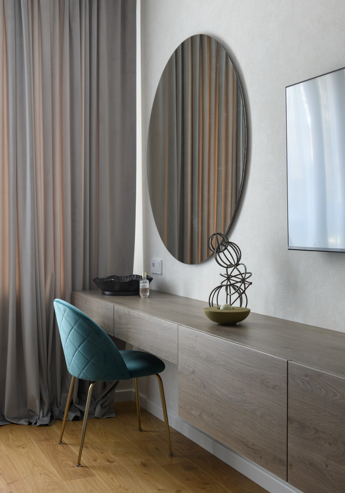 Просторная квартира с природными акцентами