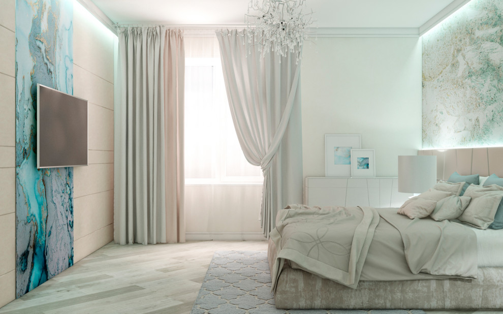 Интерьер загородного дома "Весенняя"