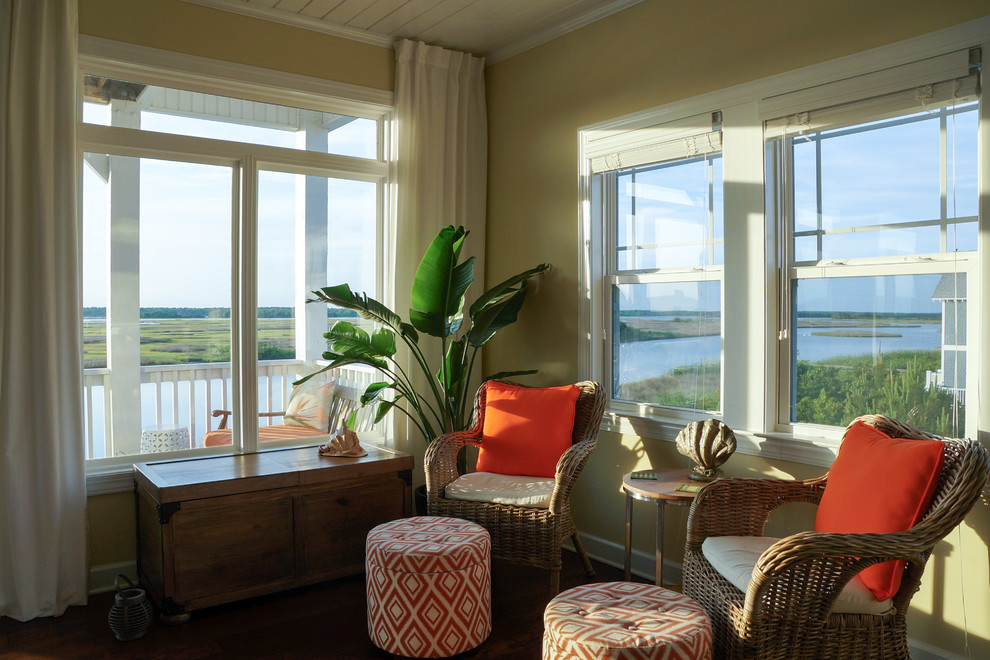 Topsail Island Beach House - Beach Style - Sunroom - Atlanta - by romi ...