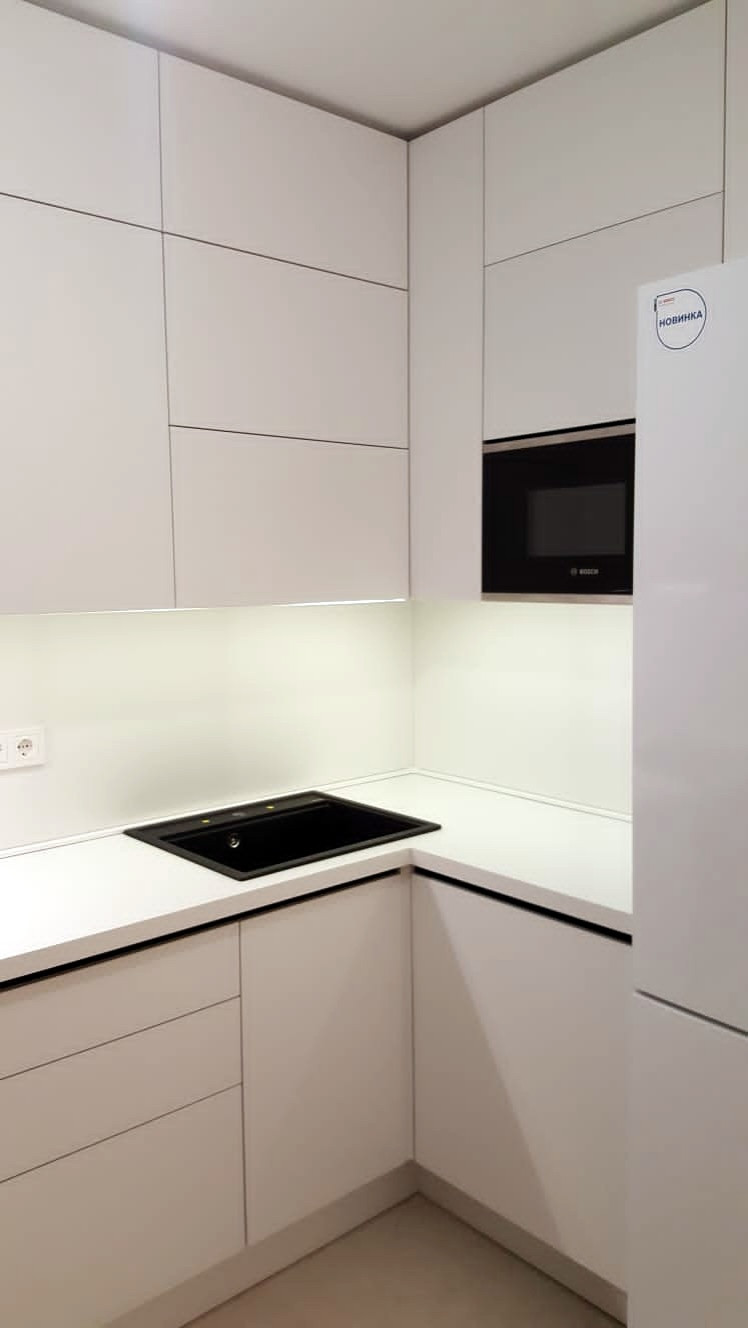 Угловая кухня "PROFILO bianco"