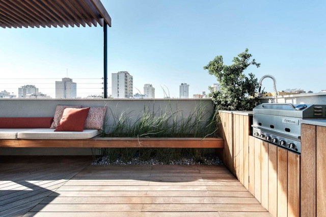 Duplex Penthouse modern-terrasse