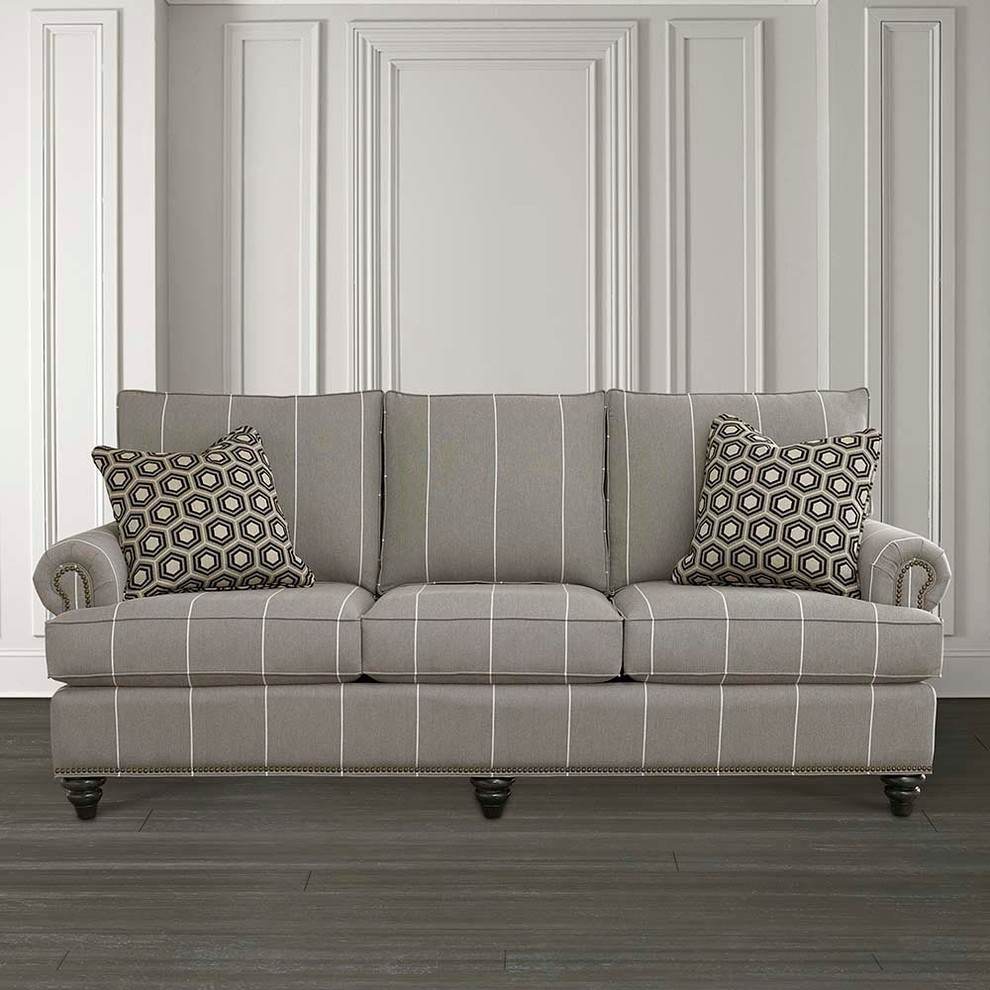 HGTV Home Custom Upholstery Medium Sofa by Bassett Furniture