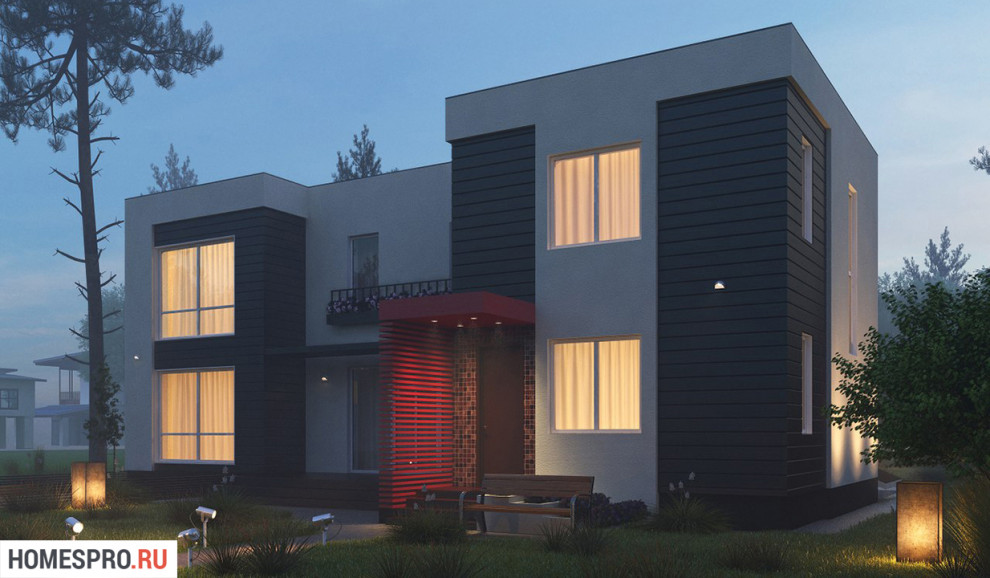 Проект современного загородного дома