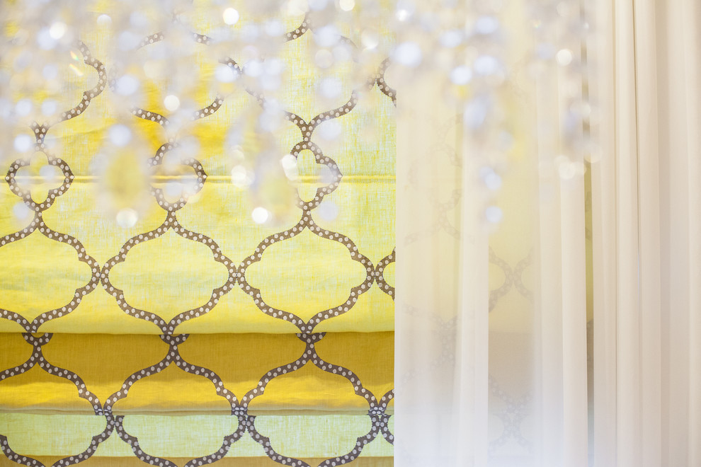 Проект с использованием тканей и обоев от КАДО