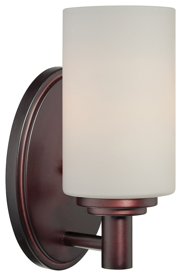Pittman 1-Light Wall Lamp, Sienna Bronze