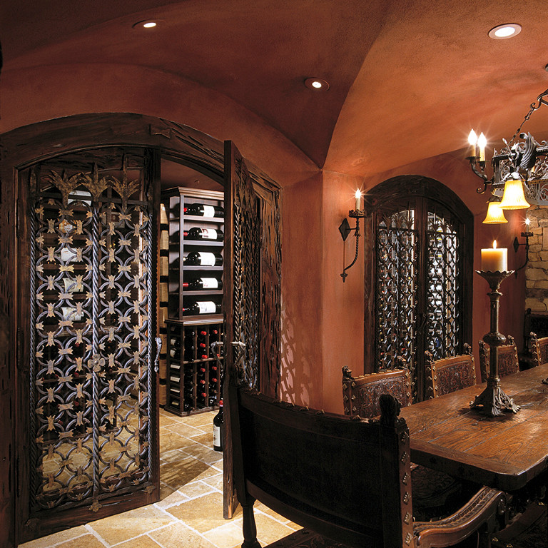 Inspiration for a traditional wine cellar in Orlando.