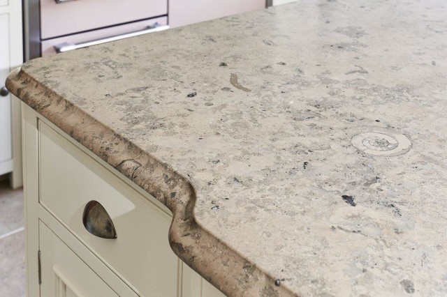 Jura Blue Grey Limestone Kitchen Worktops klassisk-koekken