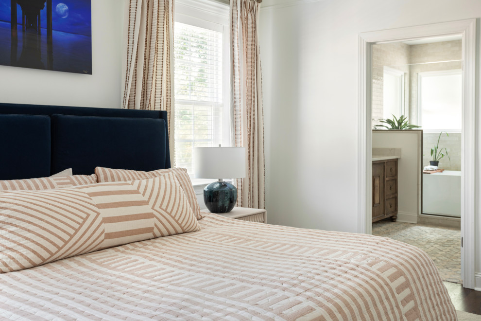 Transitional bedroom photo in Nashville