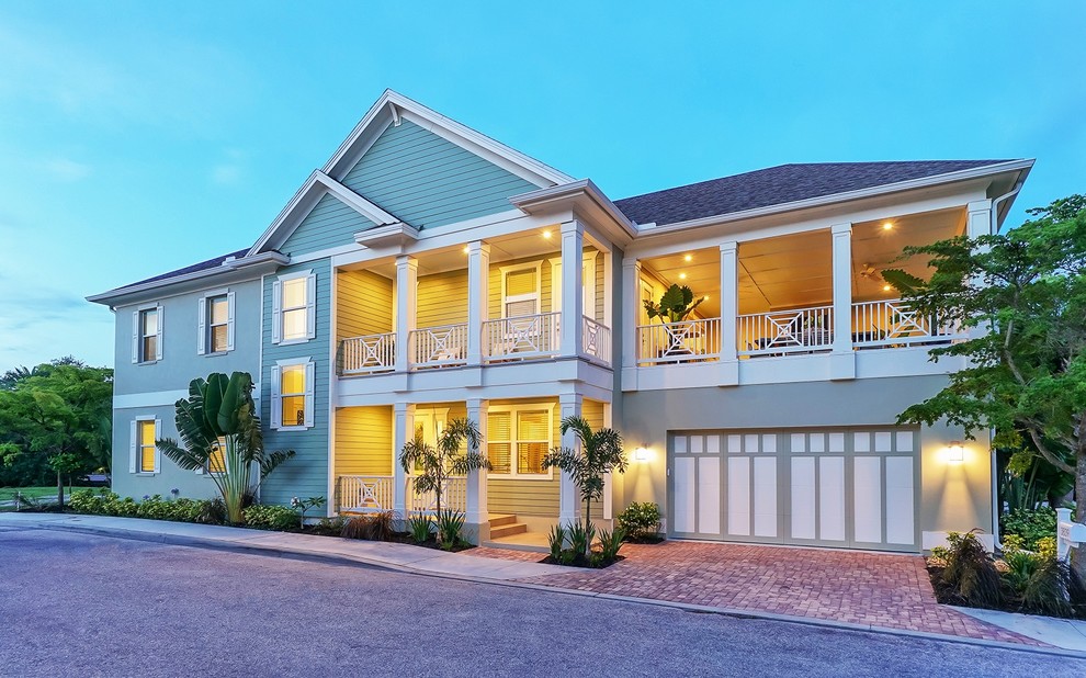 Street Elevation Coastal Craftsman