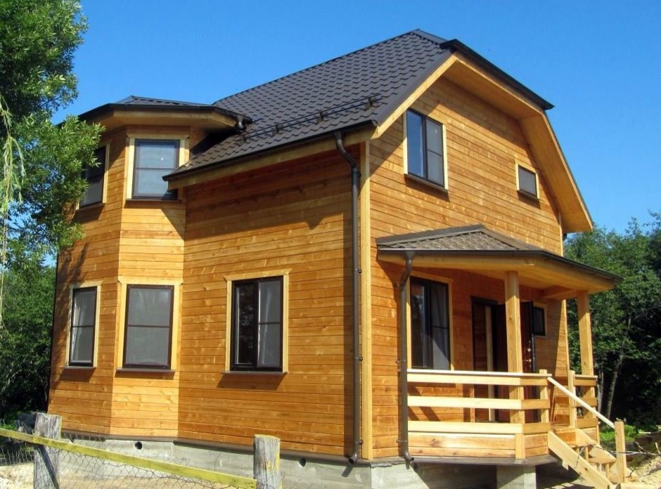 Дома из клееного бруса кедр