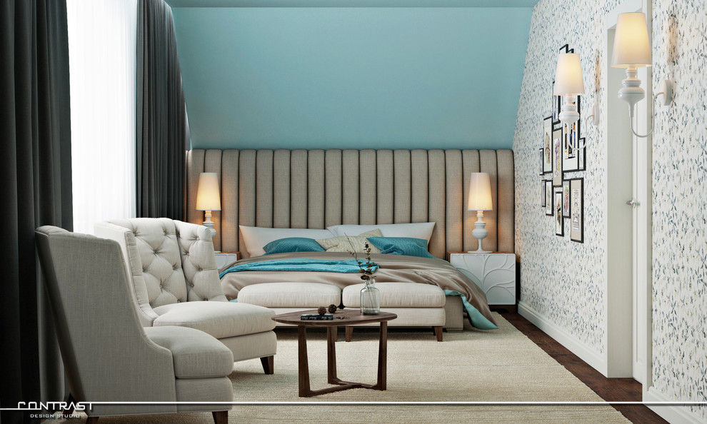 Спальня на мансардном этаже