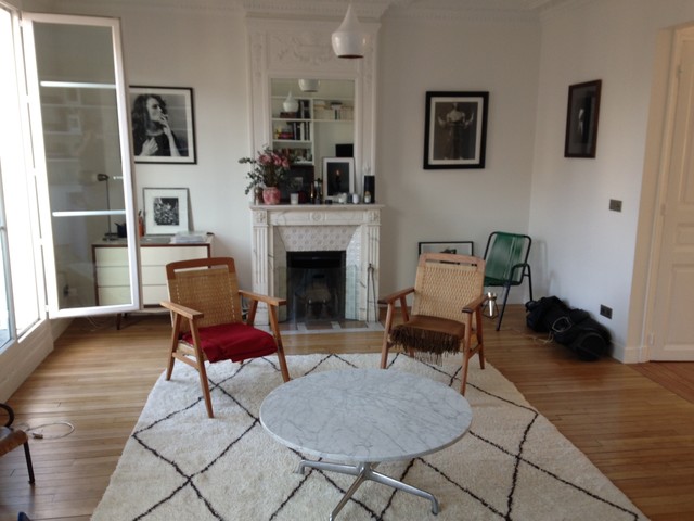 En situation trendy-dagligstue
