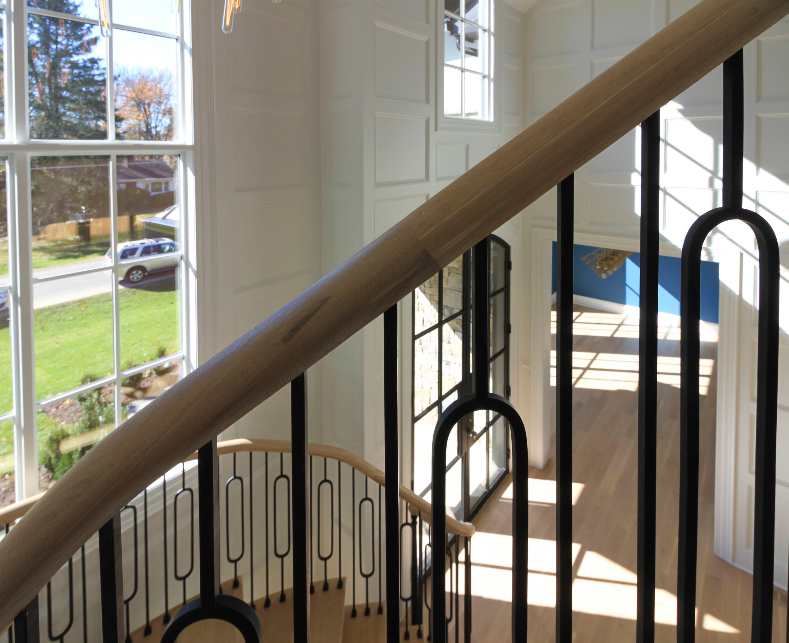95_Remarkable and elegant floating elliptical staircase, McLean, VA 22101
