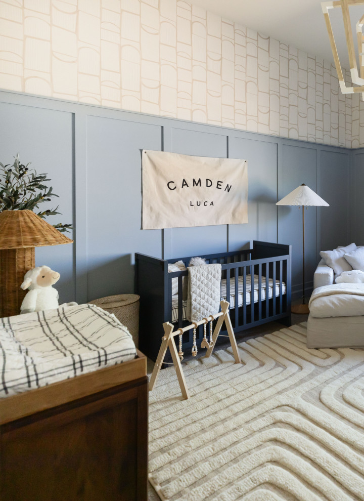 Nursery - transitional nursery idea in Phoenix