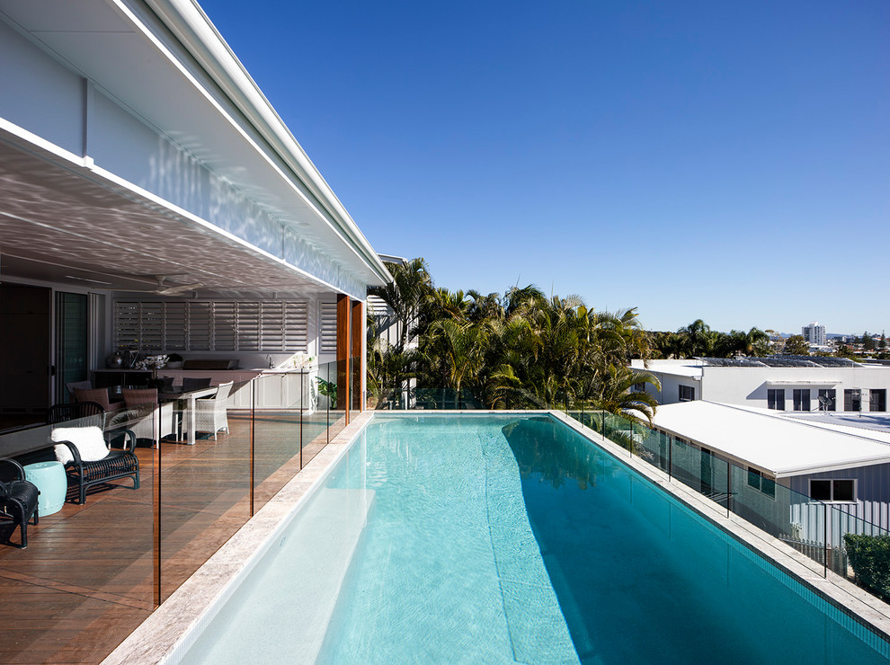 This is an example of a transitional pool in Sunshine Coast.