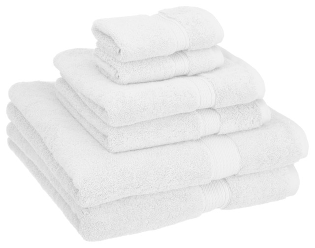 Navy Blue Superior Long Staple Combed Cotton Towel Set 3-Piece Navy Blue Superior Long Staple Combed Cotton Towel Set 3-Piece