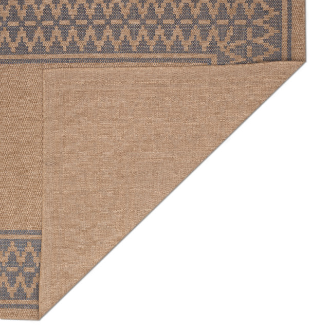 Sahara Diamond Border Indoor/Outdoor Rug, 7'10