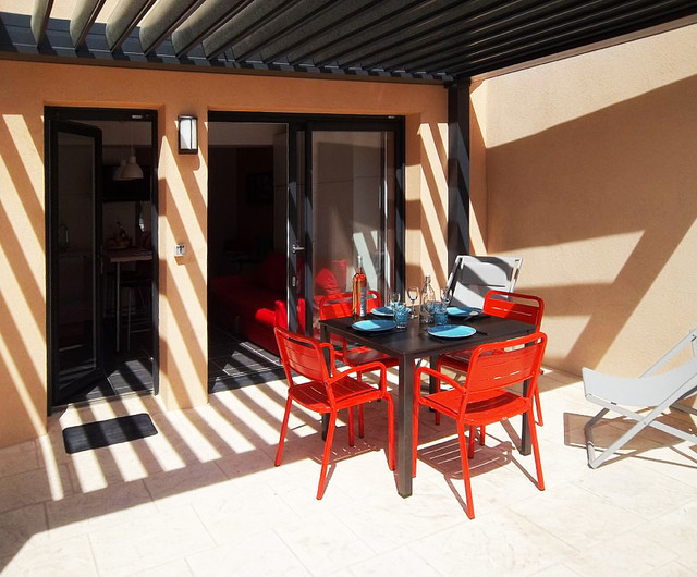 Appartements de location contemporaneo-patio