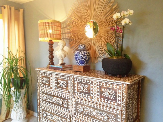 Diy Anthropologie Inspired Bone Inlay Stenciled Dresser New York