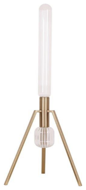 Cascada II 34" LED Table Lamp, Champagne