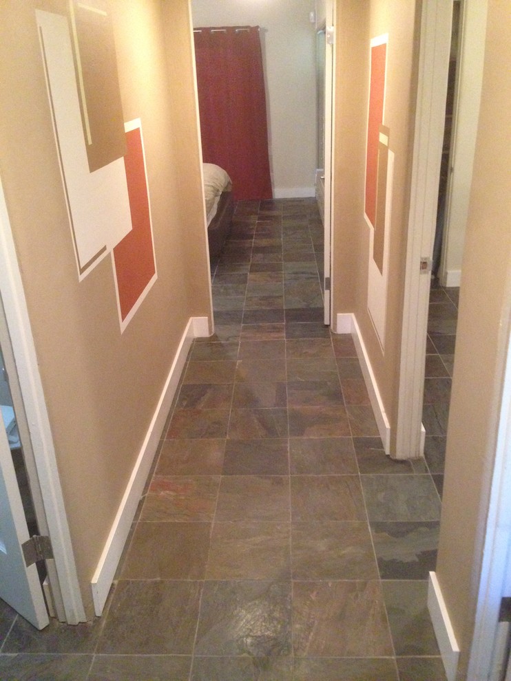 Hallway - transitional hallway idea