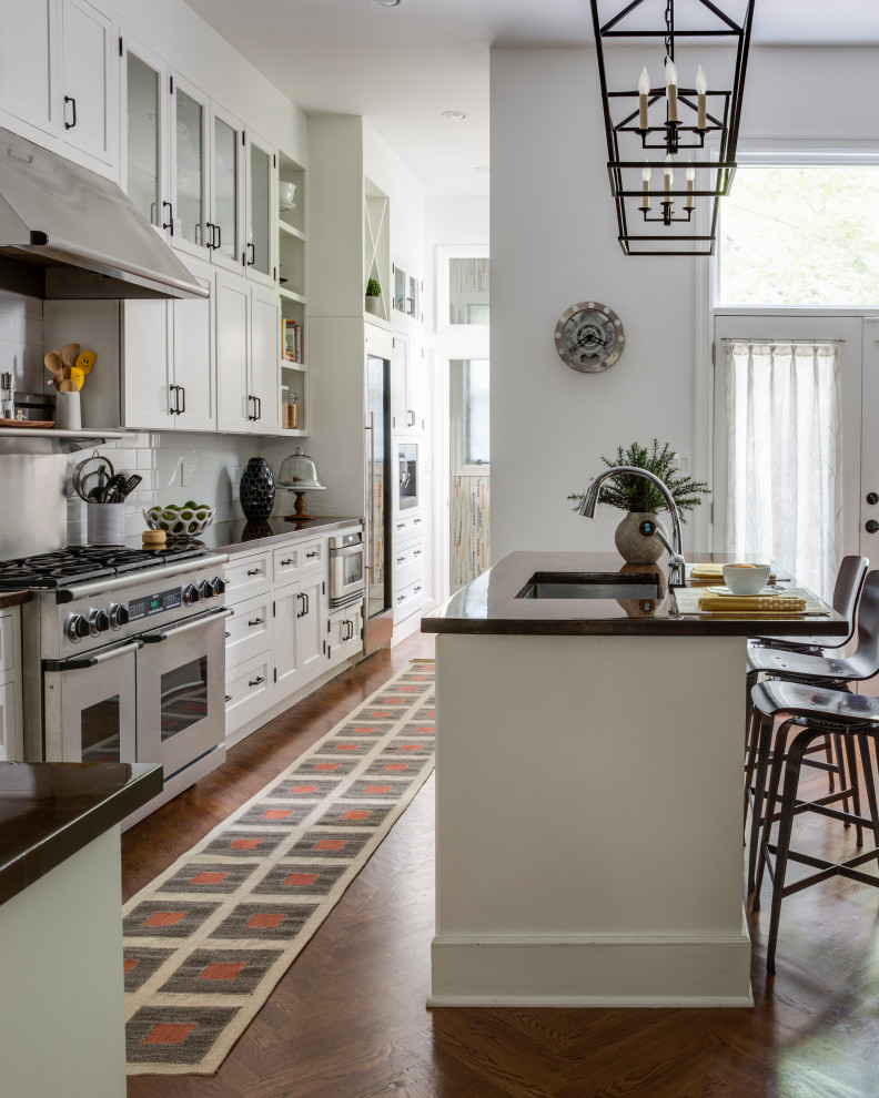 NYC Townhouse Transitional Kitchen New York by Andrea A. Design