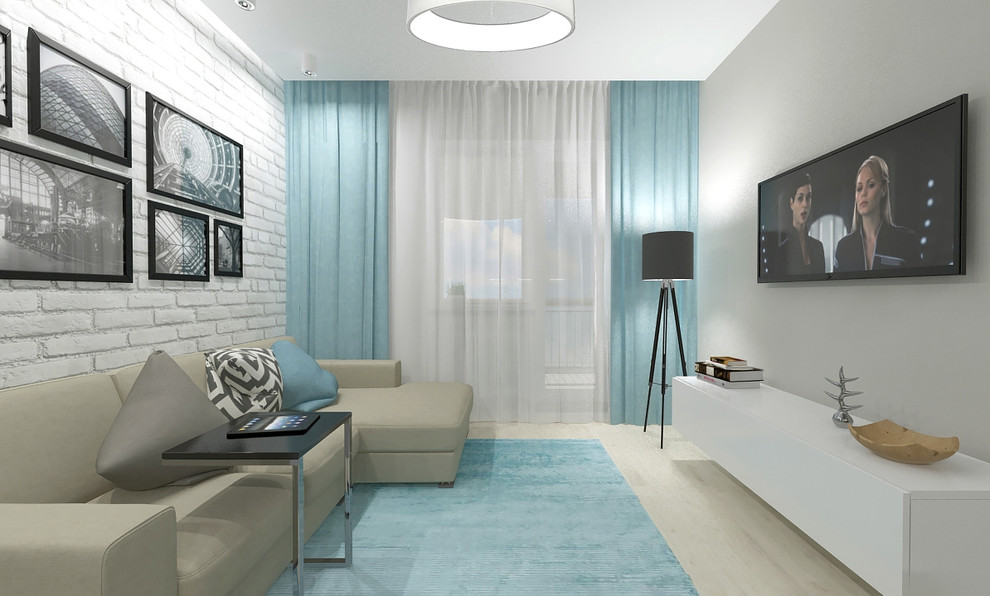 Кухня-гостиная. Визуализация