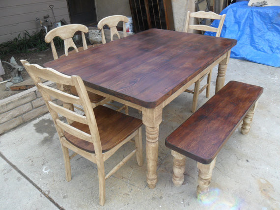Dining Set From Reclaimed Wood by Old Pine