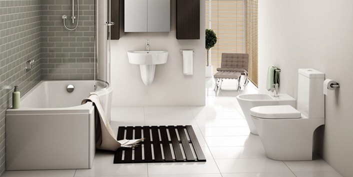 Design ideas for a contemporary bathroom in Dorset.
