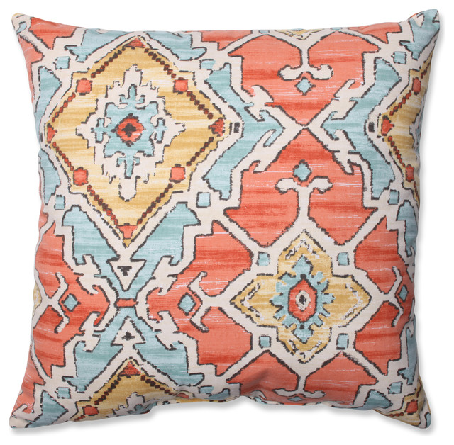 Sundance Tangerine 18 Throw Pillow Mediterranean Decorative