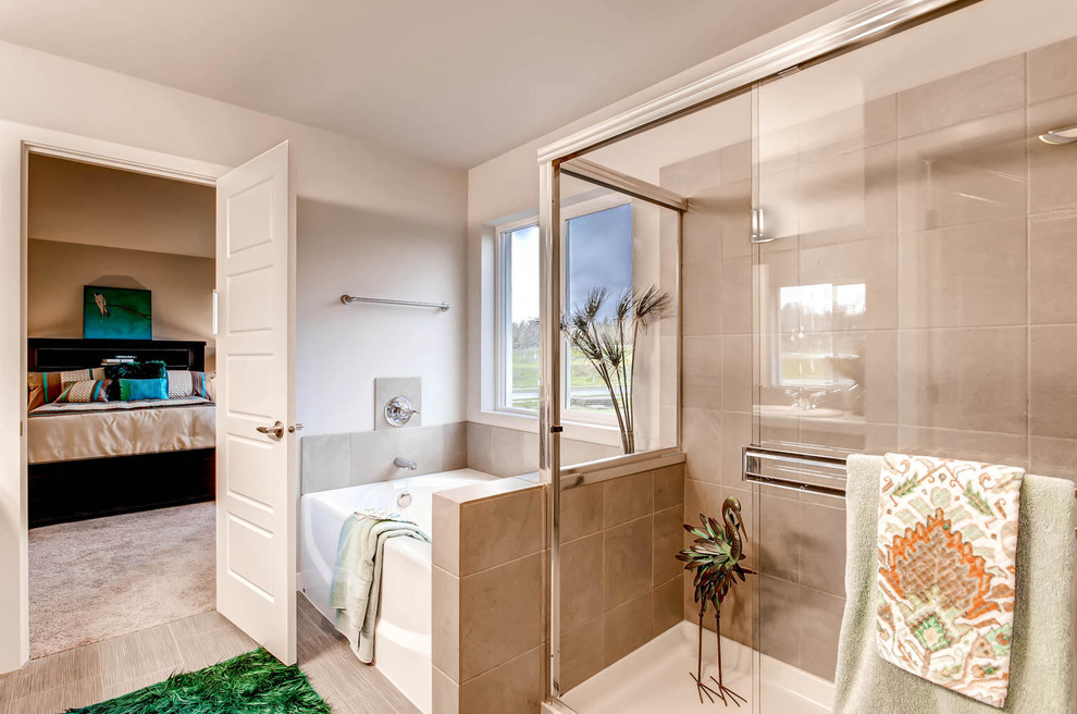 Inspiration for a transitional bathroom remodel in Seattle