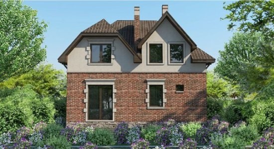 Проект дома №07-11 (S-площадь: 147,1 м.кв.)