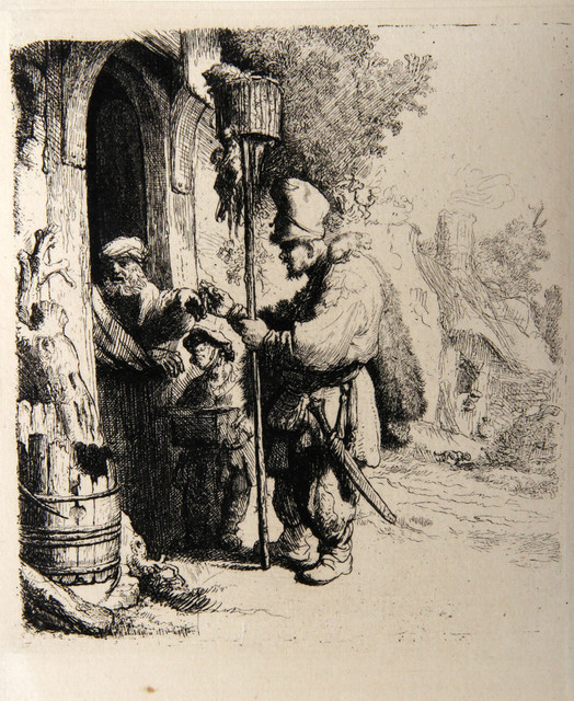 Rembrandt van Rijn "Le Marchand de Mort aux Rats, B121" Heliogravure
