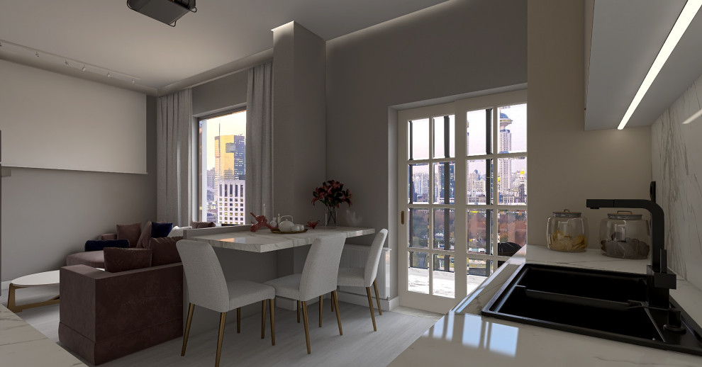 Двухкомнатная квартира для молодой девушки