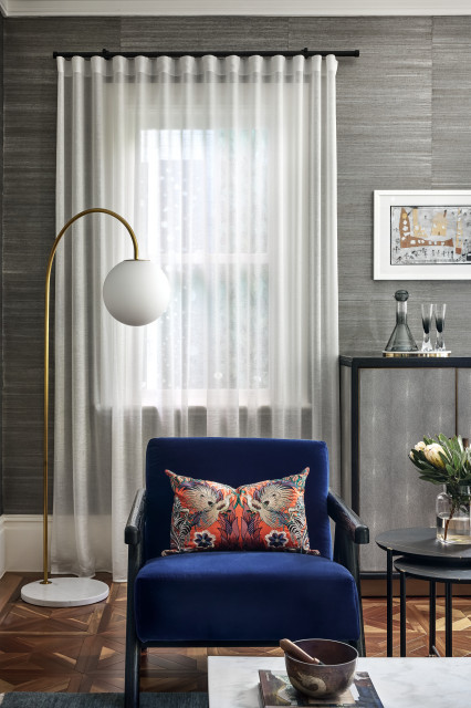Wahroonga trendy-dagligstue