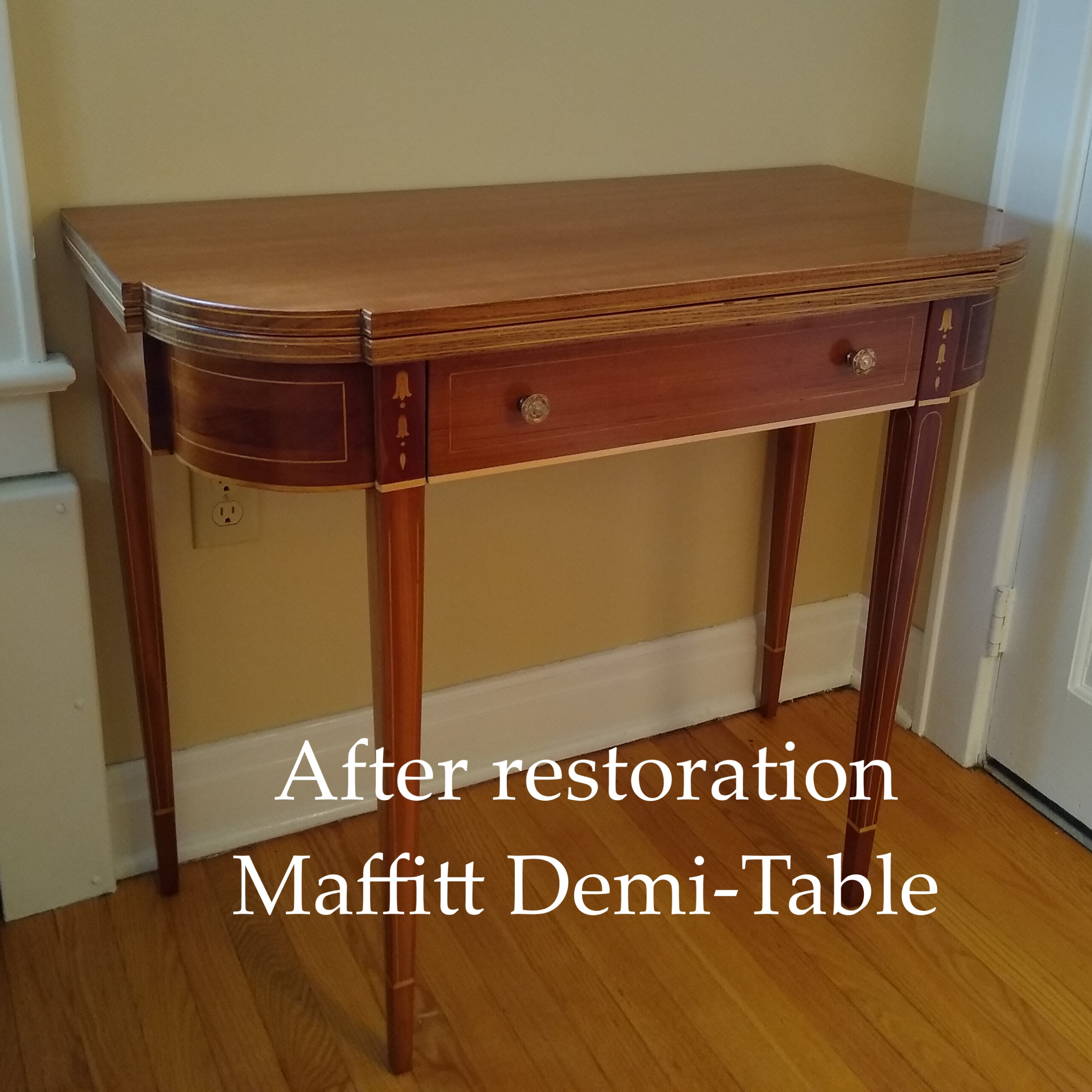 Maffitt Demi-Table Restoration