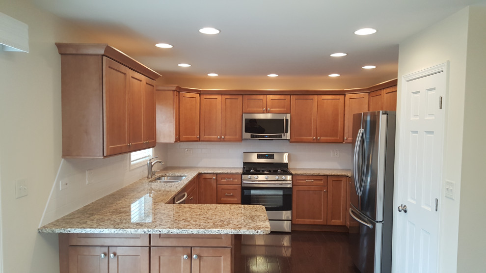 Full kitchen remodel with granite tops