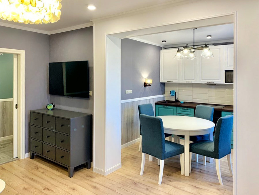 Светлая 3х комнатная квартира