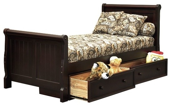 Kids Sleigh Bed Er Than Retail, Twin Sleigh Bed With Storage Drawers