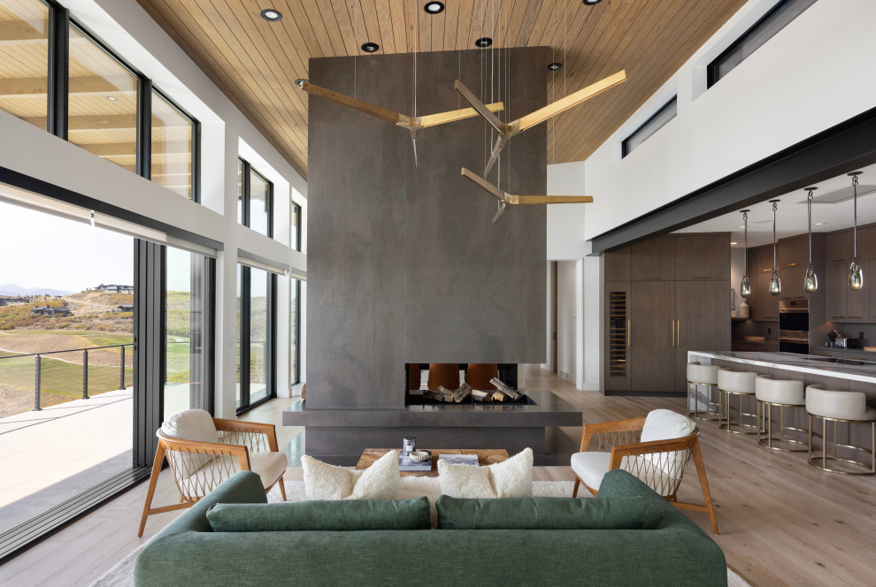 Modern Mountain - Contemporary - Living Room - Salt Lake City - by Ezra ...