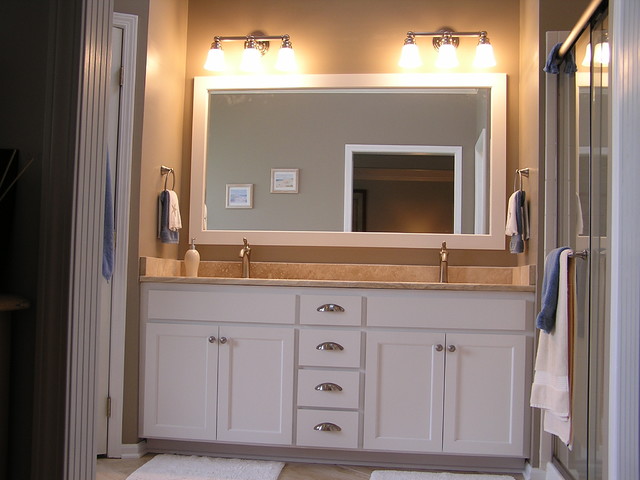 Bathroom Cabinet Refacing Traditional Bathroom Kansas City