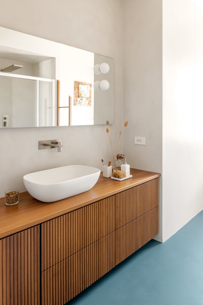 Immagine di una stanza da bagno design