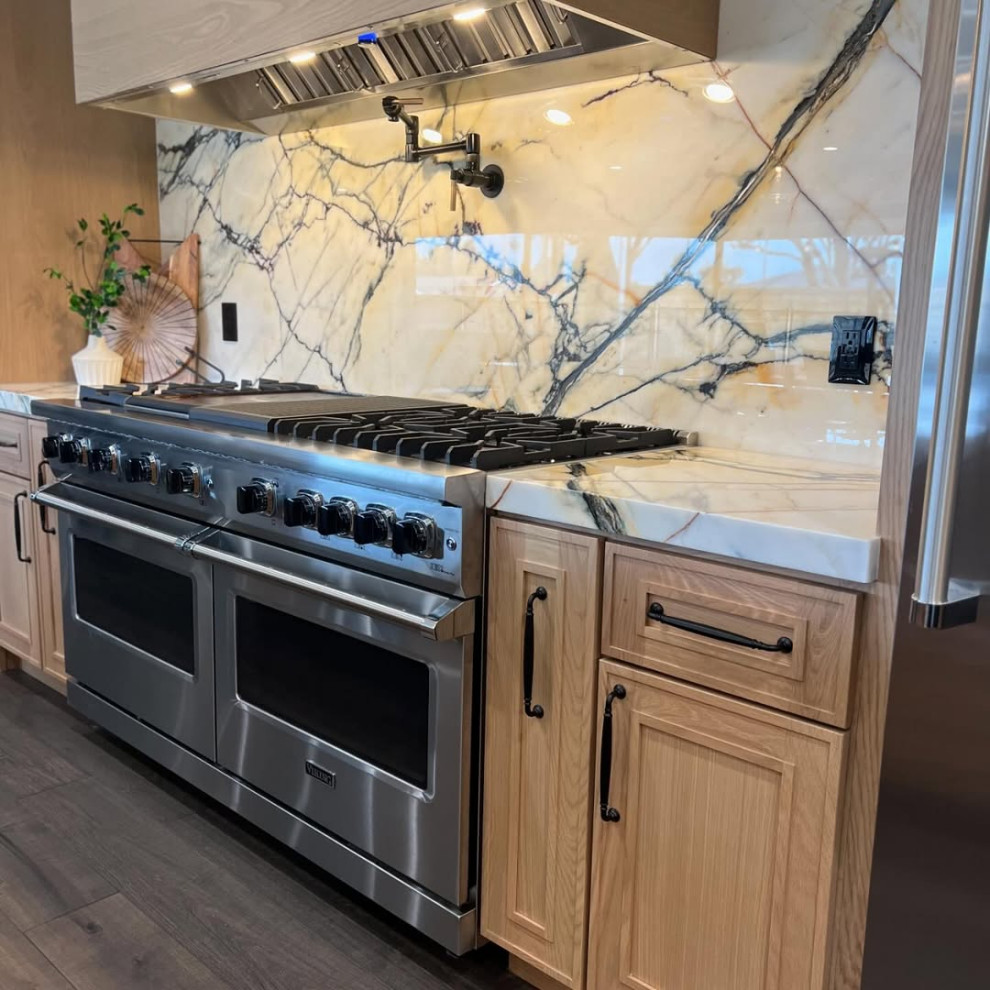 Paonazzo Marble Kitchen