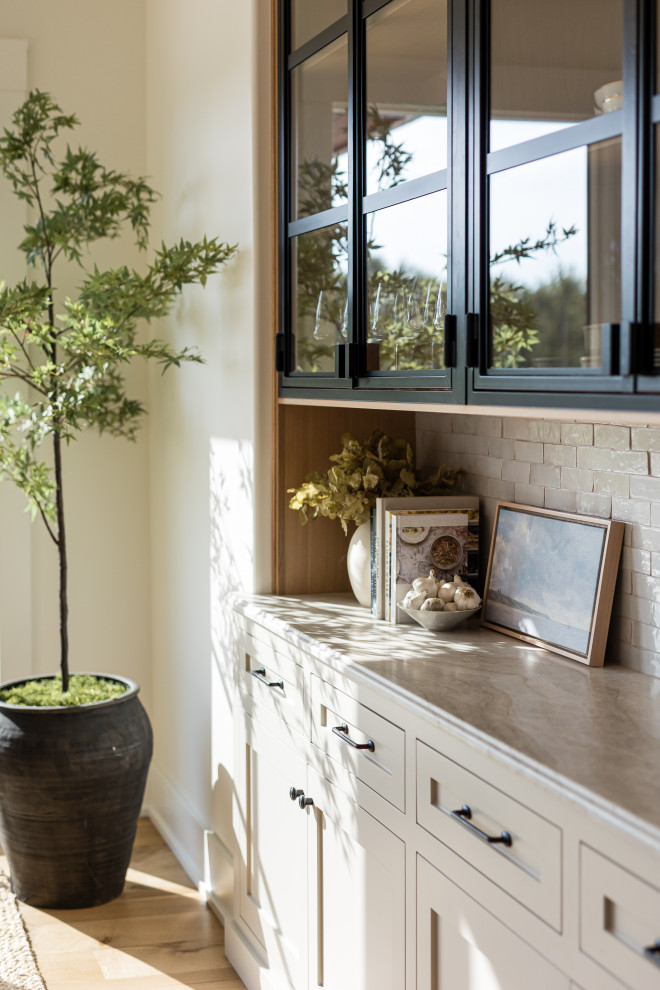 Flint Hills - Dining room - transitional dining room idea in Orange County