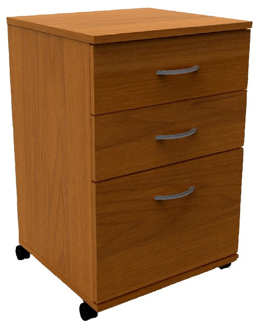 Essentials 3 Drawer Mobile Filing Cabinet Contemporary Essentials 3 Drawer Mobile Filing Cabinet Cappuccino