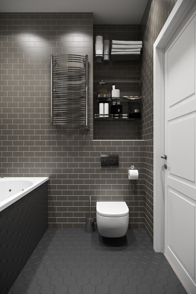 Квартира 57 кв.м. в Тетрис-холл г.Киев в индустриальном стиле