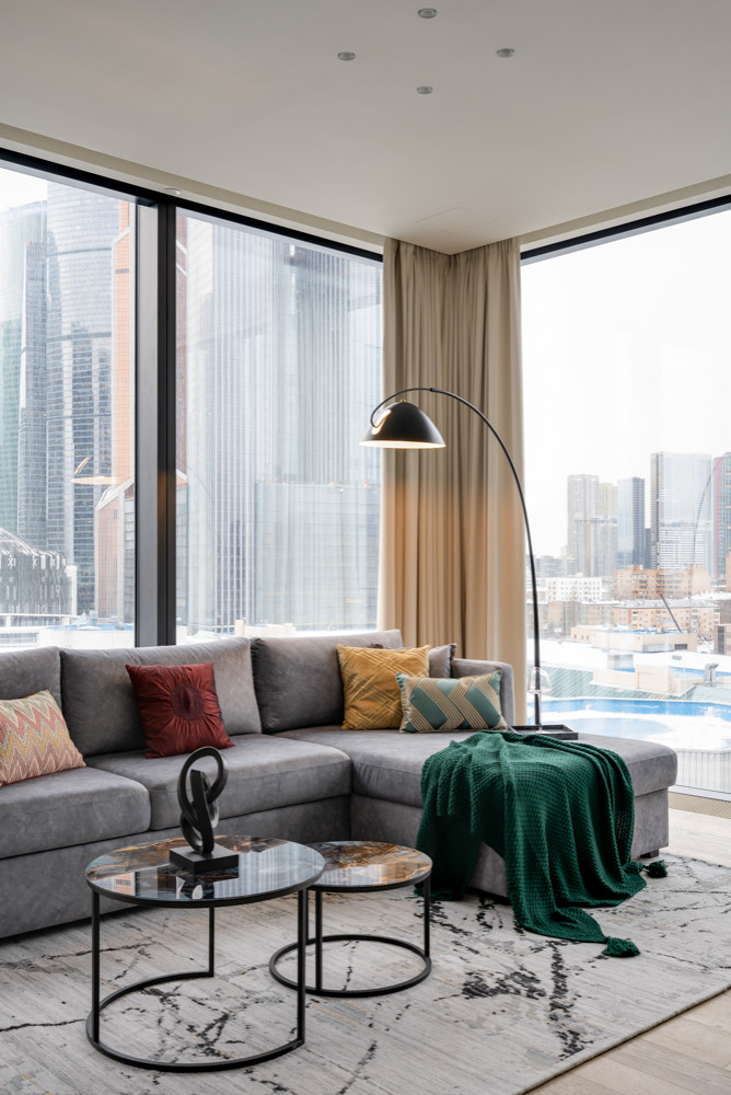 Хоумстейджинг и комплектация квартиры в небоскребе Москва Сити, ЖК Capital Tower