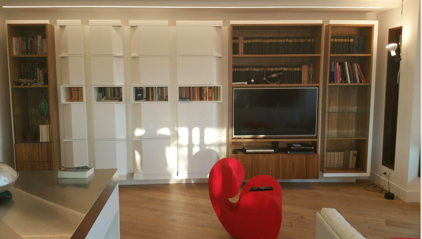 Librerie, pareti attrezzate, scaffali