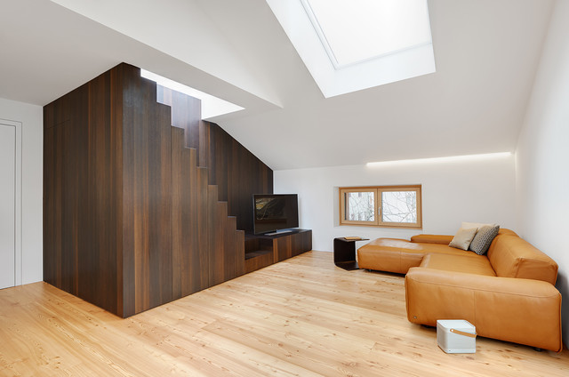 Flat CG contemporary-living-room