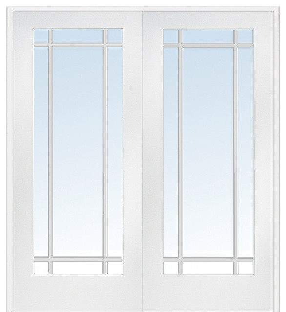 French Interior Door 9 Lite True Divided 62 X81 75 Both Active In French Interior Door 9 Lite True Divided 62 X81 75 Both Active In Swing Contemporary Doors By Verona Home Design